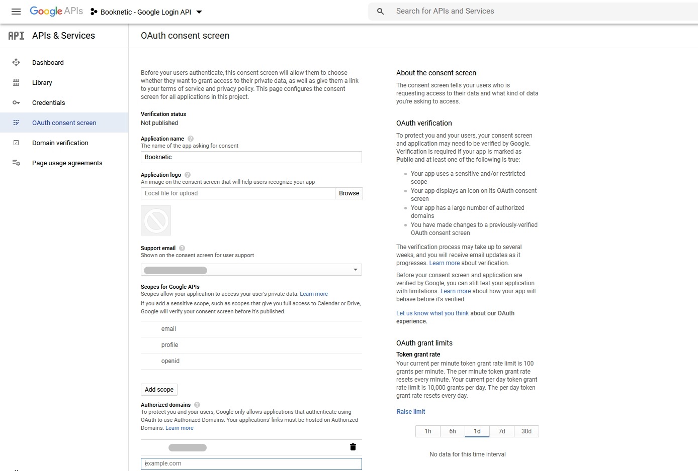 Continue with Google button